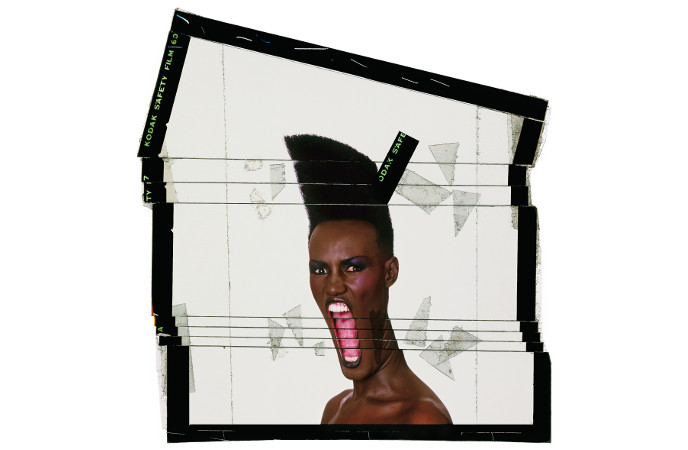Slave to the Rhythm, cut-up transparency, New York, 1986 © Jean-Paul Goude